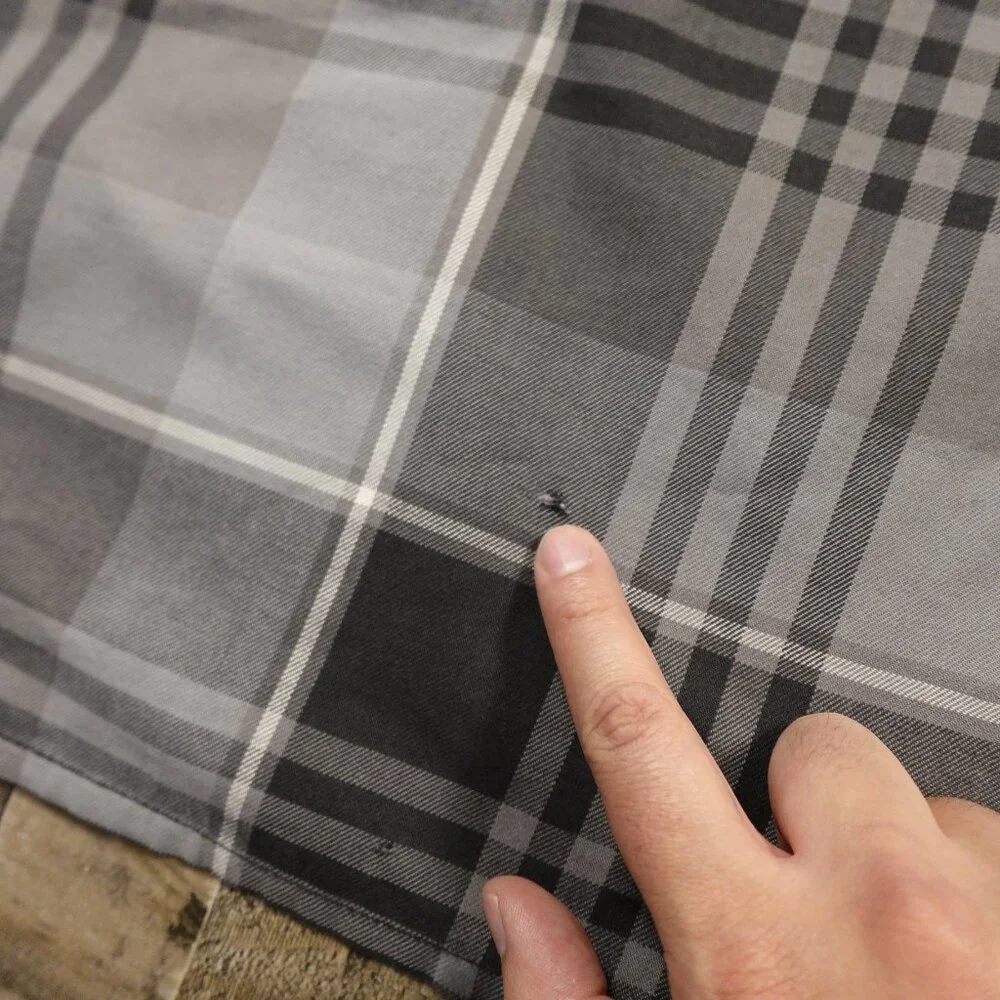 Burton flannel shirt jacket‎ hooded men's medium gray dryride